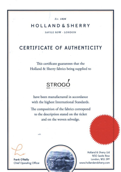 Сертификат strogo 2